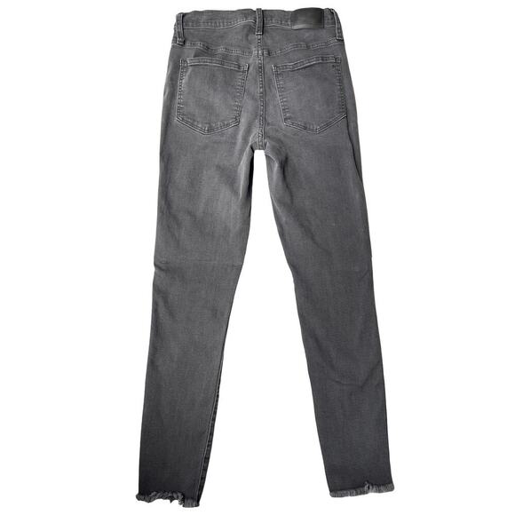 Madewell 10” High-Rise Skinny Stretch Jeans in Washed Black - Size 27 - Picture 7 of 16